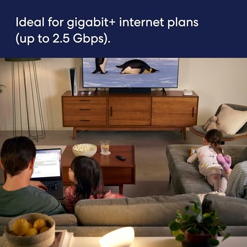 Amazon eero Pro 6E mesh wifi system with 1 month free eero Plus (auto-renews) - Coverage up to 6,000 sq. ft., Connect 100+ devices, 3-pack - Thumbnail 2