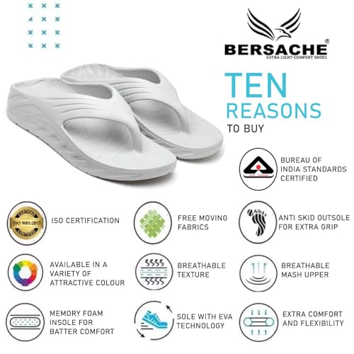 Image of BERSACHE Extra Soft Classic Casual with Regular wear with Ultra Soft & Flexibility Technology Slipper for Men's & Boy's