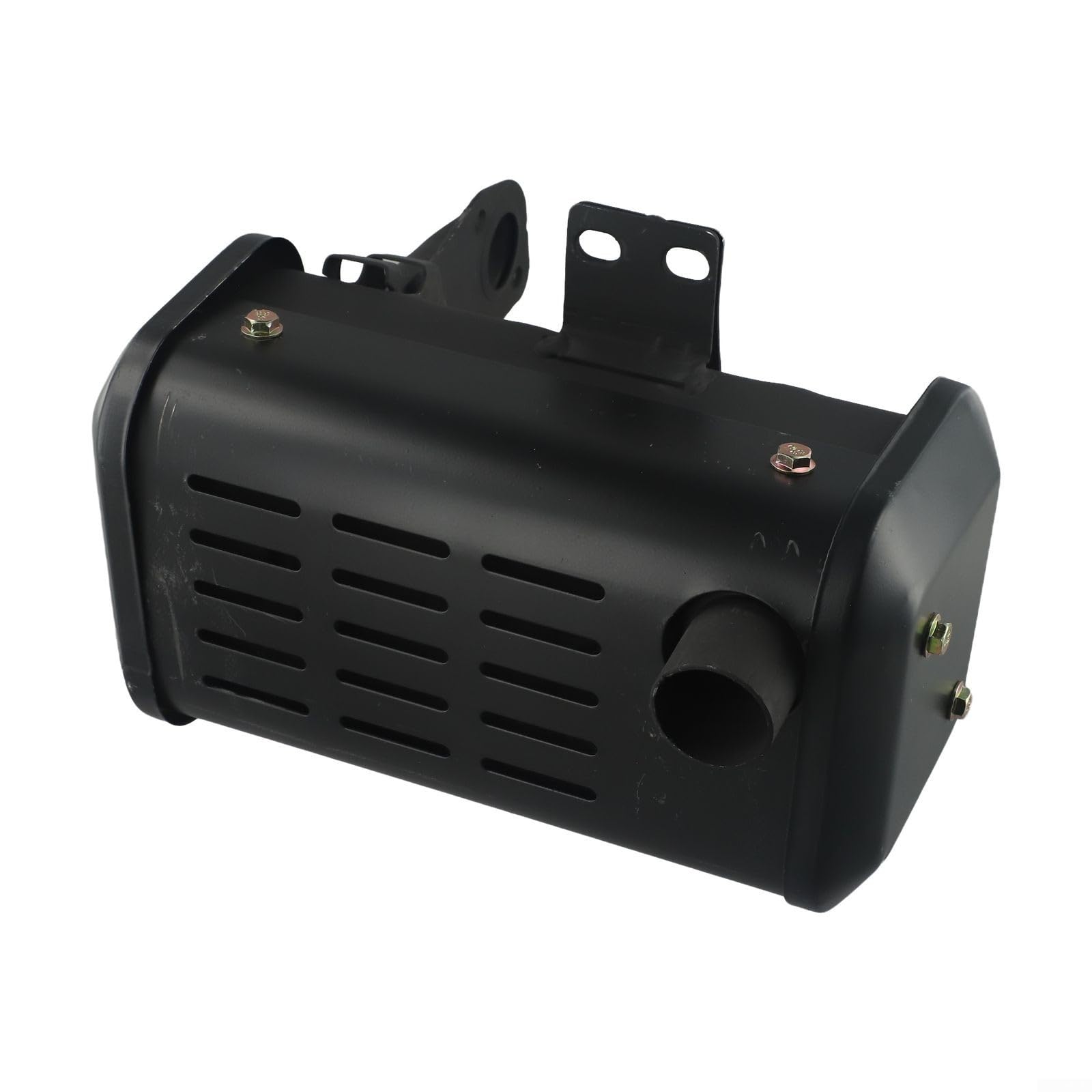 Generator Auspuff Schalldämpfer aus Aluminiumlegierung für 170F 173F 178F 186F 188F 192F Dieselgenerator und Mikrogrubber Ersatzteil(186F/188F)