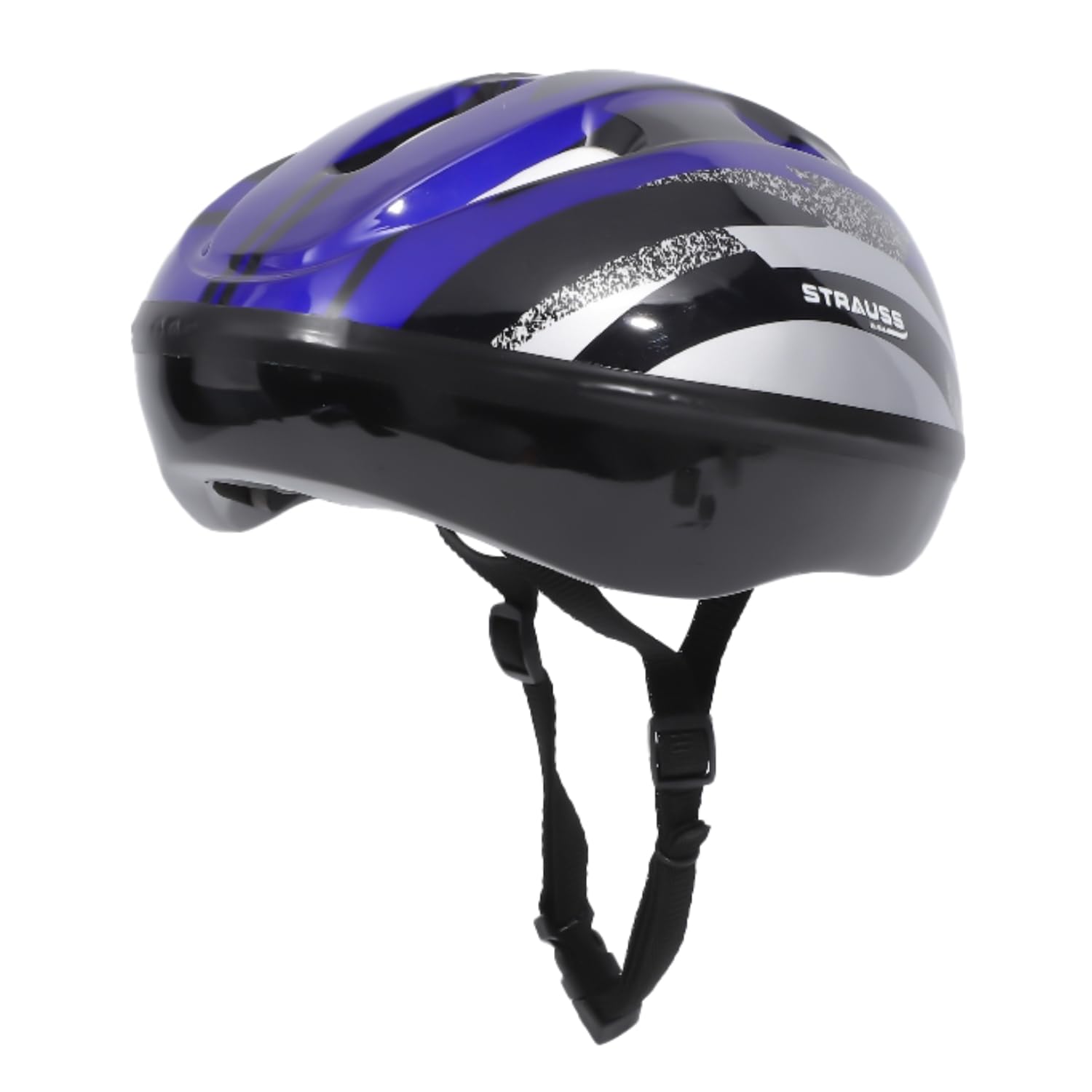 Strauss ArmorX Cycling Helmet | Lightweight with Good Ventilation | Multi-Sport Helmet for Mountain, Road Biking & Skating | EPS Foam Lining for Protection | Ideal for Adults with 15+ Age (Blue) (B0CHYSW4QS) Amazon Price History, Amazon Price Tracker