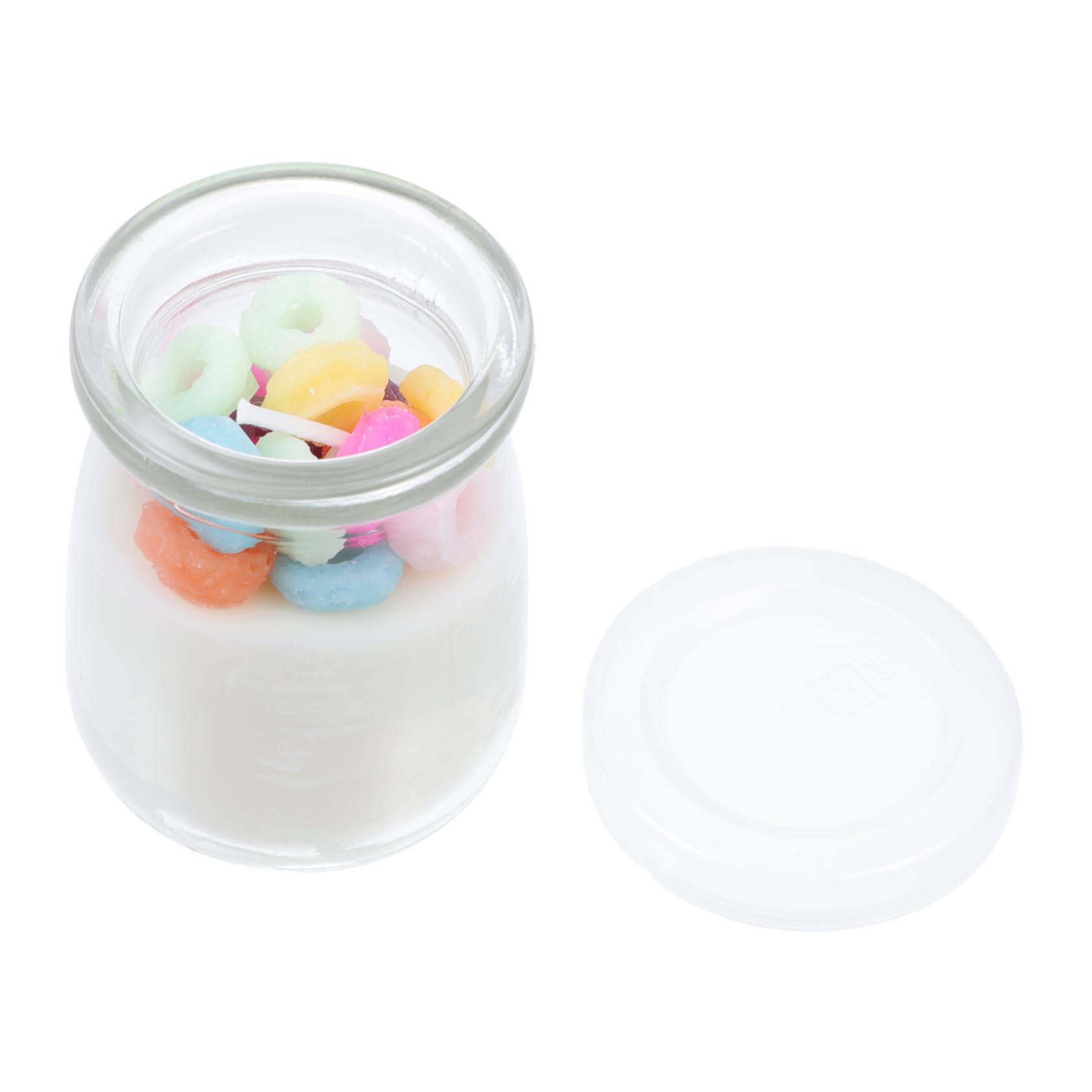 2 Stück Sojawachskerze Duft von Donut und Oolong Kleine Dekorative Duftkerze für Aromatherapie Perfektes für Familie Vielseitig Einsetzbar Wohnräumen