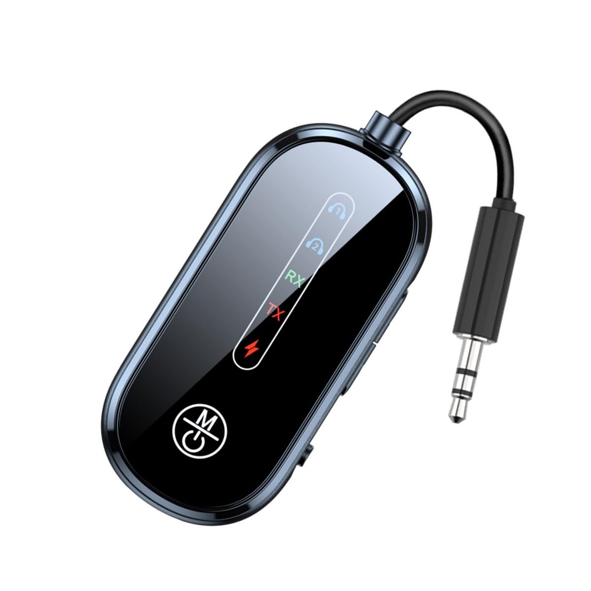 Adattatore Bluetooth per aereo, trasmettitore 2 in 1 Bluetooth wireless per aereo per cuffie TV Dual Link, per PC/auto/palestra/stereo di casa