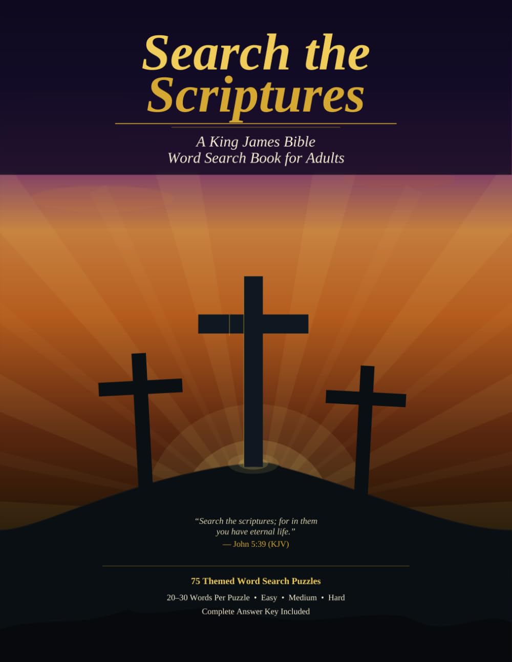 Search The Scriptures: A KJV Word Find Puzzle Book