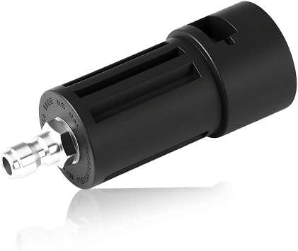 Pressure Washer Quick Connect Adapter 1/4 '' Plug, High Pressure Connector for Power Washer Hose, Wand, and Nozzle, Compatible with Karcher K2-K7 Series, for Fast Release Cleaning Accessories