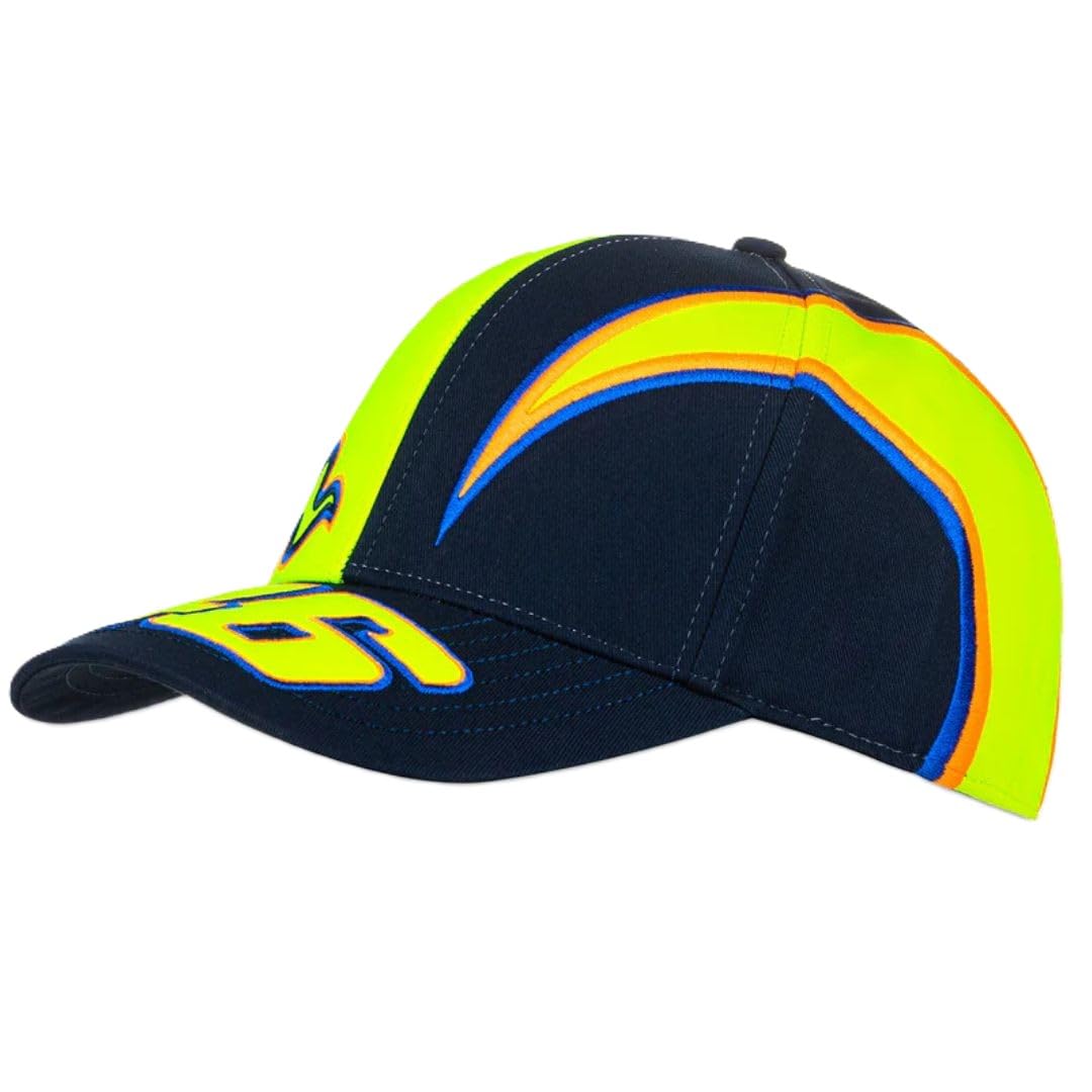 Valentino Rossi Casquette Sole Luna VR46 Heritage pour Adulte, Multicolore Moto GP