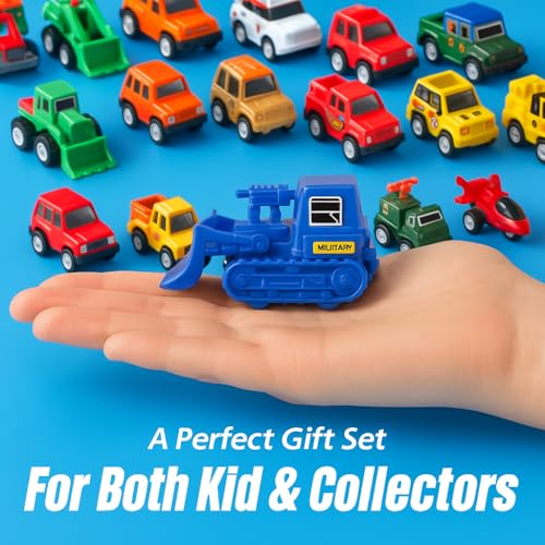 Set de 36 vehículos mini con retroceso y fricción miniatura 3