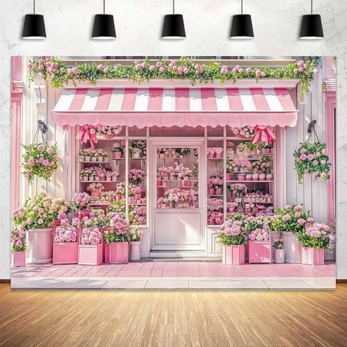 Fondo Fotográfico Floral 10x8ft Rosa MCKTOM miniatura 3