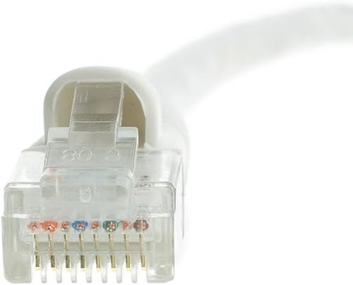 Miniatura 4 de CableWholesale Cable Ethernet Cat6, 24AWG, conector de placa dorada RJ45, 4 pares de cobre trenzado, par trenzado sin blindaje (UTP), cable de