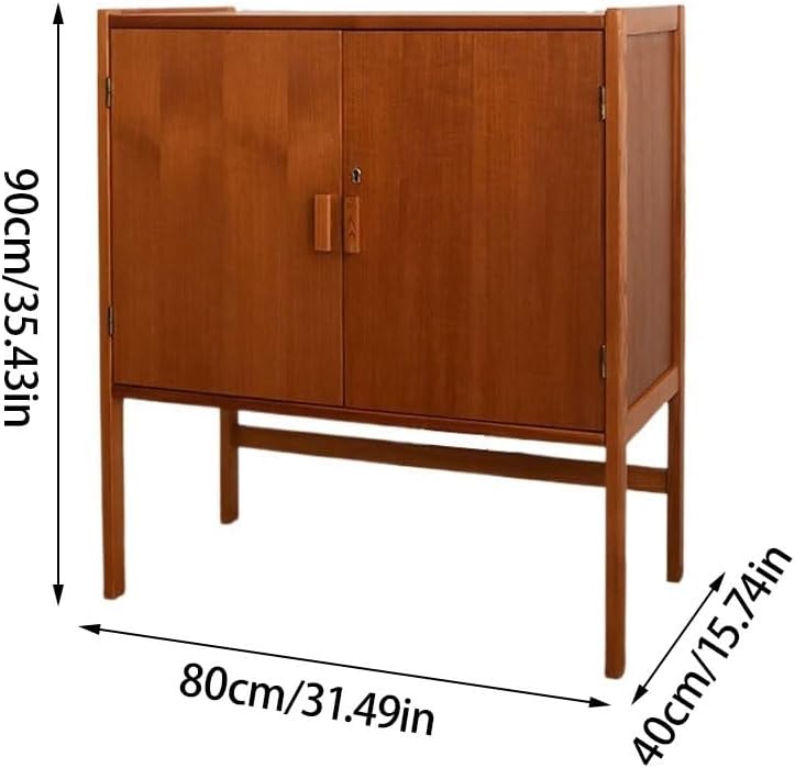 Bufetera Dining Room Food Storage Cabinets Wooden Sideboard Cabinets Home Bar Cabinets Kitchen Buffet Storage Cabinets Aparadores Para Comedor, 80x40x90cm