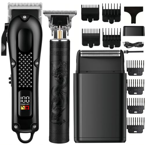 OIYO Hair Clippers for Men, Cordless Hair Cutting Kit With Trimmer Shaver | 3-in-1 cordless hair...