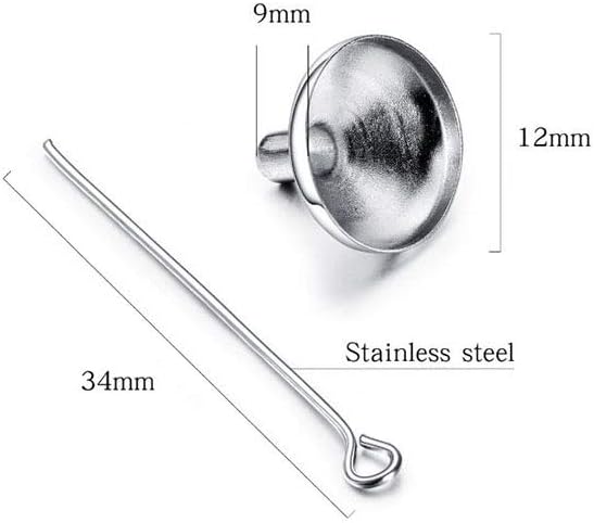 TGLS Angel Wing Cross Cremation Urn Necklace for Human Ashes Pet Memorial Keepsake Pendant Jewelry for Mom Dad Grandma Pet Dog Cat - Image 2