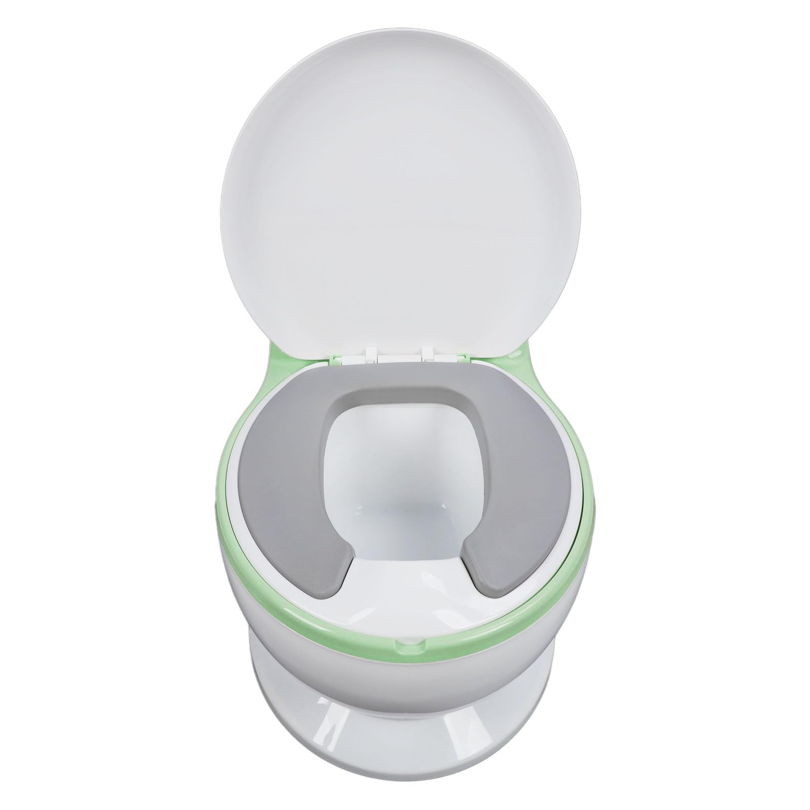 Asiento de Entrenamiento para Ir Al Baño para niños: Ergonómico, Seguro y Cómodo, Orinal Portátil Ajustable para Uso Doméstico, Material de Calidad Alimentaria (Verde)