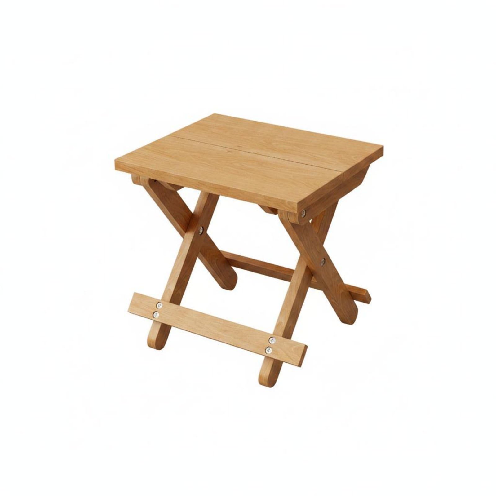 Enakshi® Folding Wooden Stool Space-Saving Portable Wood Stool Lightweight Small Folding Chair for Picnic, Sketching, Yellow, S|Home & Garden | Kids & Teens at Home | Furniture | Stools-picture-24