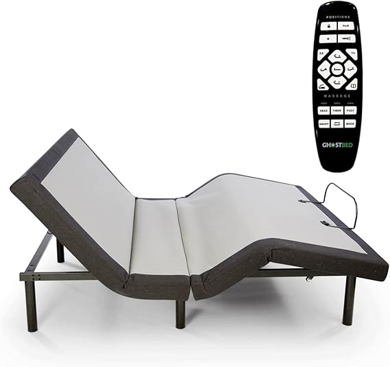 GhostBed Adjustable Bed Frame & Power Base with Wireless