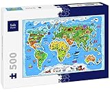 Lais Puzzle Mapa del Mundo en inglés 500 Piezas
