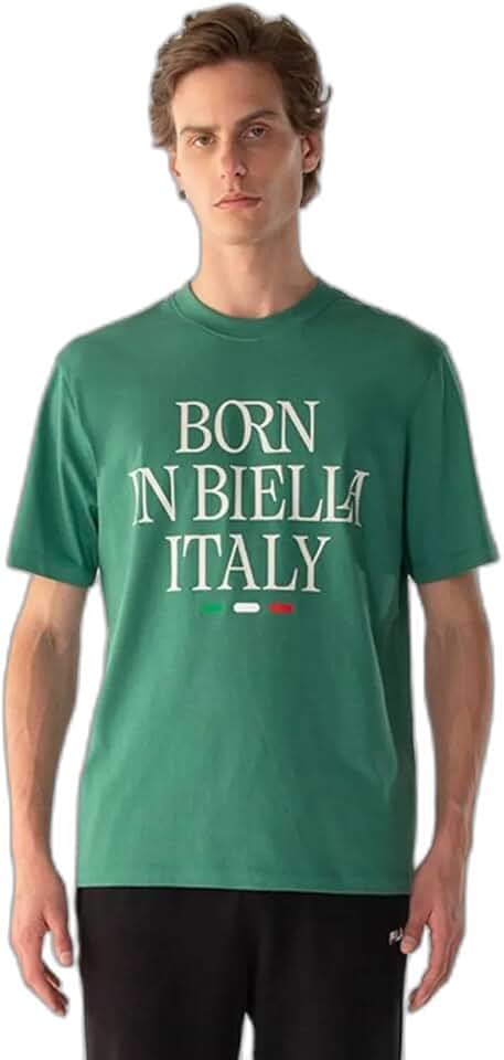 Camiseta Masculina Fila Comfort Born In Biella Letter