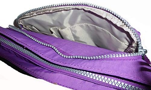 Vista 2 de Kipling Machida - Bolso bandolera (tamaño grande), color morado