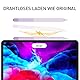Delidigi Apple Pencil 2. Generation Hülle, Farbverlauf Silikon Case Schutzhülle Zubehör Kompatibel mit Apple Pencil 2. Gen, iPad Pro 11/12,9 Zoll (Lavendel)