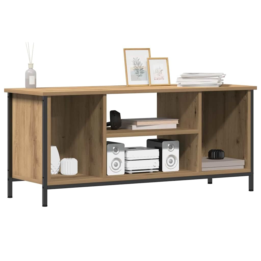 Vidaxl Tv Cabinet Artisan Oak 102 X 35 X 45 Cm Engineered Wood