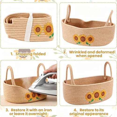 Panier de rangement tressé pour table basse fini le désordre