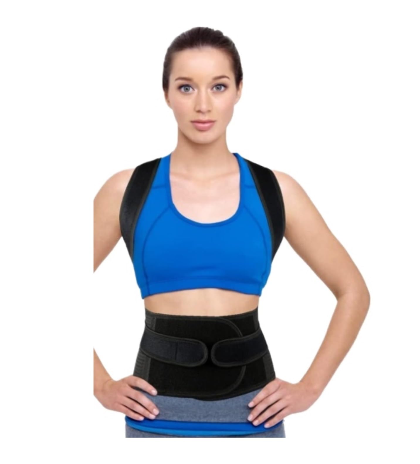 TTDGYYXW Supporto per la Schiena Supporto per la Schiena Regolabile Completo Correttore Collo Clavicola Spalla Supporto per la Schiena Cintura di Supporto(XL)