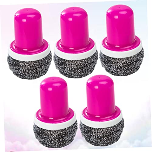 ULTECHNOVO Esfregão De Lã Sujo Para Limpeza De Ferro 5 Peças Removedor De Alça De Restaurante Panela