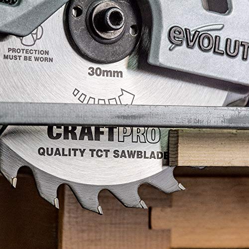 Trend Wood Cordless ATBR Circular Saw Blade, 190mm Diameter, 30mm Bore, 36 Teeth, 1.6mm Kerf, +25° Hook, TCT, Fine Finish, CSB/19036TC - Image 2