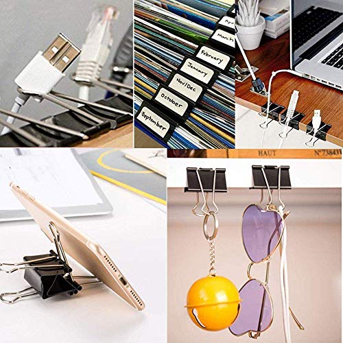 Xzyppci Extra Large Binder Clips 2 Inch Big Paper Clamps Clips for Office Supplies, 36 Pcs