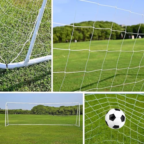 Red de puntería para fútbol de alta densidad con correas reforzadas para porterías 7