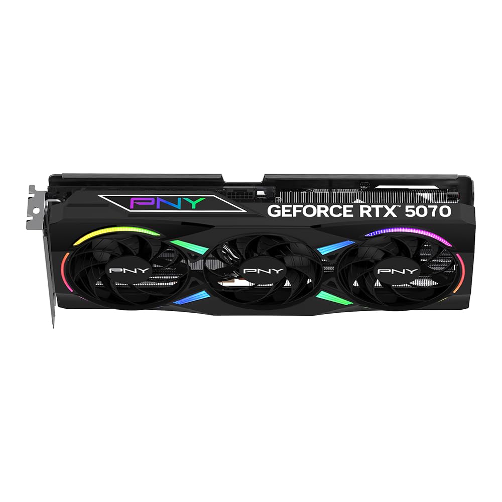 PNY Carte Graphique GeForce RTX™ 5070 12GB ARGB OC Triple Fan DLSS 4