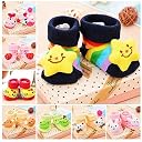 NAVYZONE Baby Cute Stylish Bootie, Socks Shoe | Antislip | First Walker For Infant (0-12 Months) 2 Pair (Girls- 2 Pair) gallery image