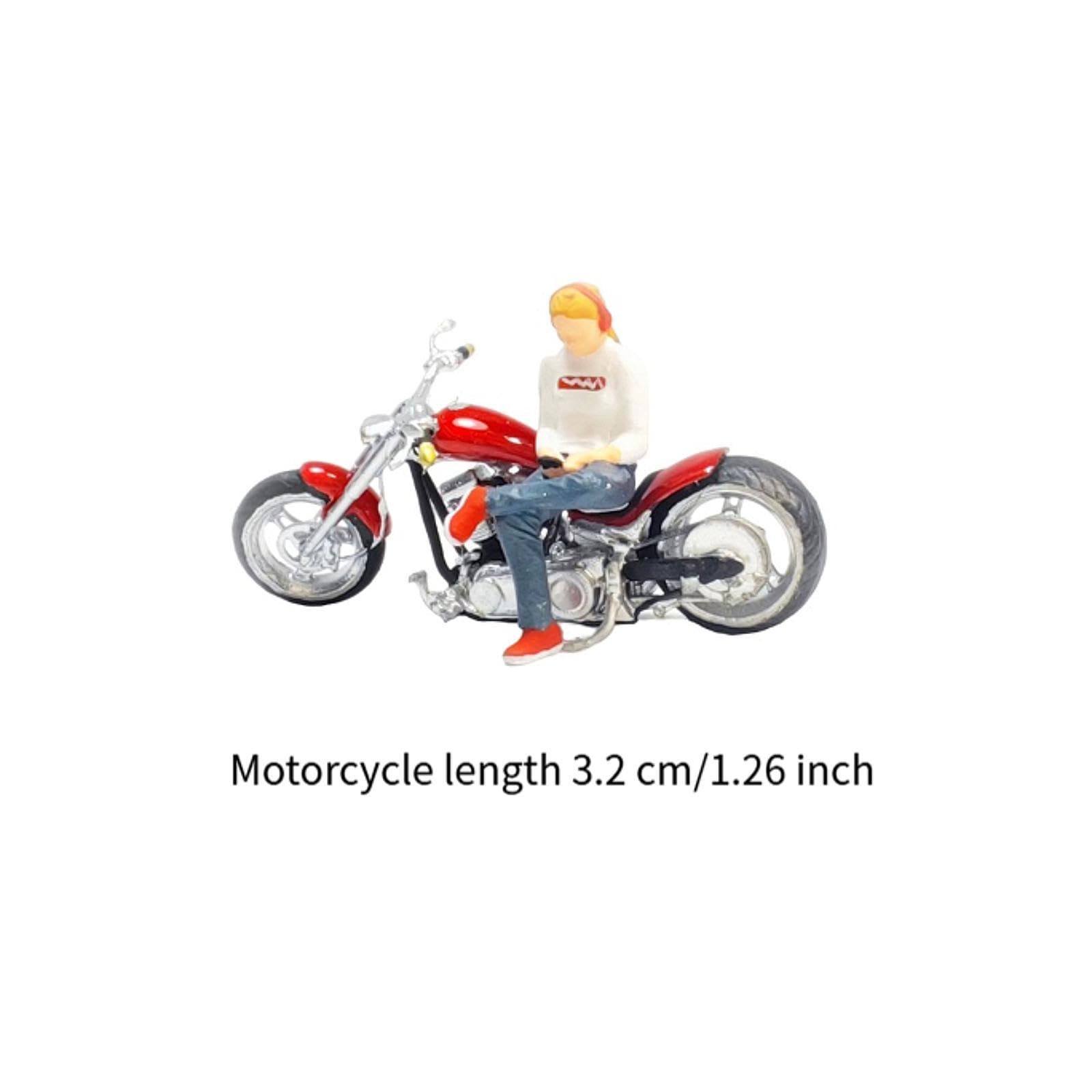 Figurina in 1:64, Ornamento in Miniatura, Decorazione per Diorami, Oggetto di Scena per Film, Decorazione per Scrivania, Figurina in Resina, Bianco