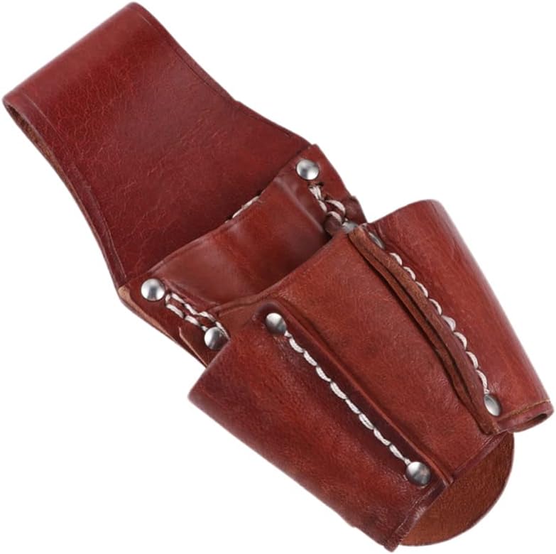 UPKOCH Cowhide Tool Storage Bag Portable Waist Pouch for Men Repairing Tool Bag for Easy Organization Cowhide Material for Tools and Accessories