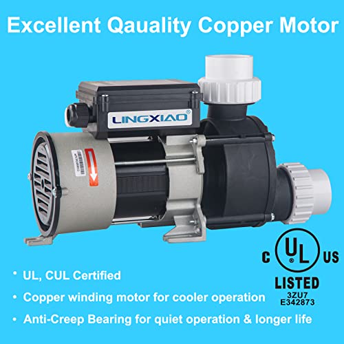 Image of Bath Pump & Hot Tub Bath Pump - LX Bath Pump 110V - 120V, 1.5 inch Port (WCH100)