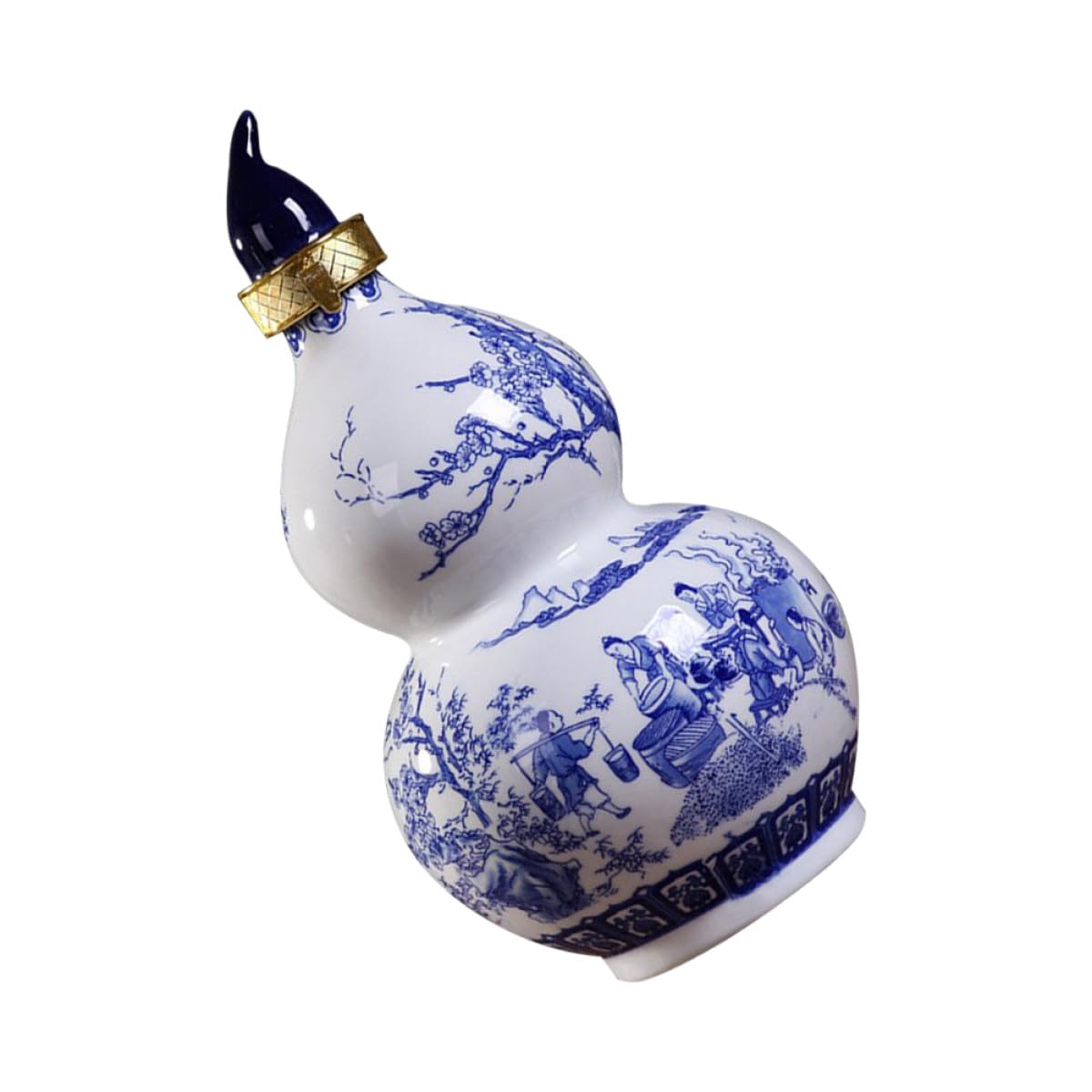 Bouteille céramique vin décorative stable de 2 catties idéale pour maison et bureau