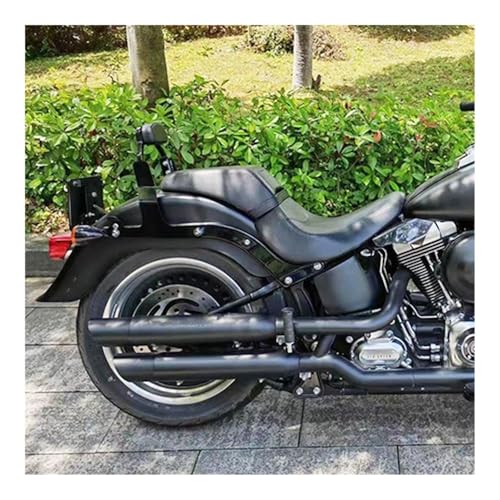 Coussin détachable de dossier passager moto avec fixations en acier rigide - 4