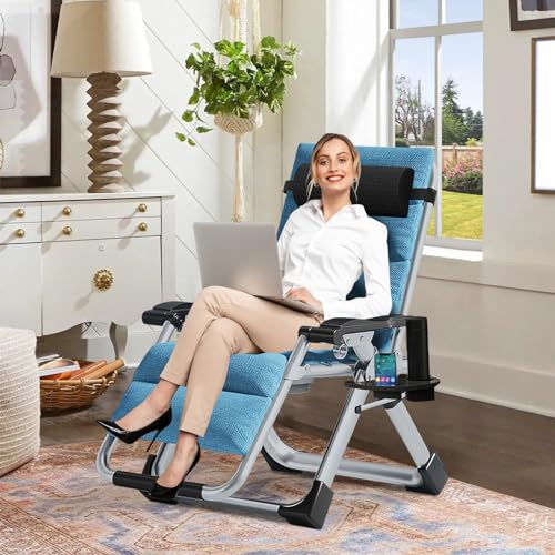Image of DoCred Comfy Folding Recliner Chair -Bedroom Living Room Chairs