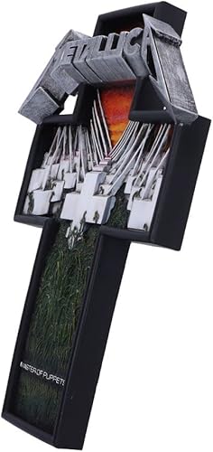 Miniatura 3 de Nemesis Now Placa de pared con licencia oficial de Metallica Master of Puppets, multicolor, 12.4 in