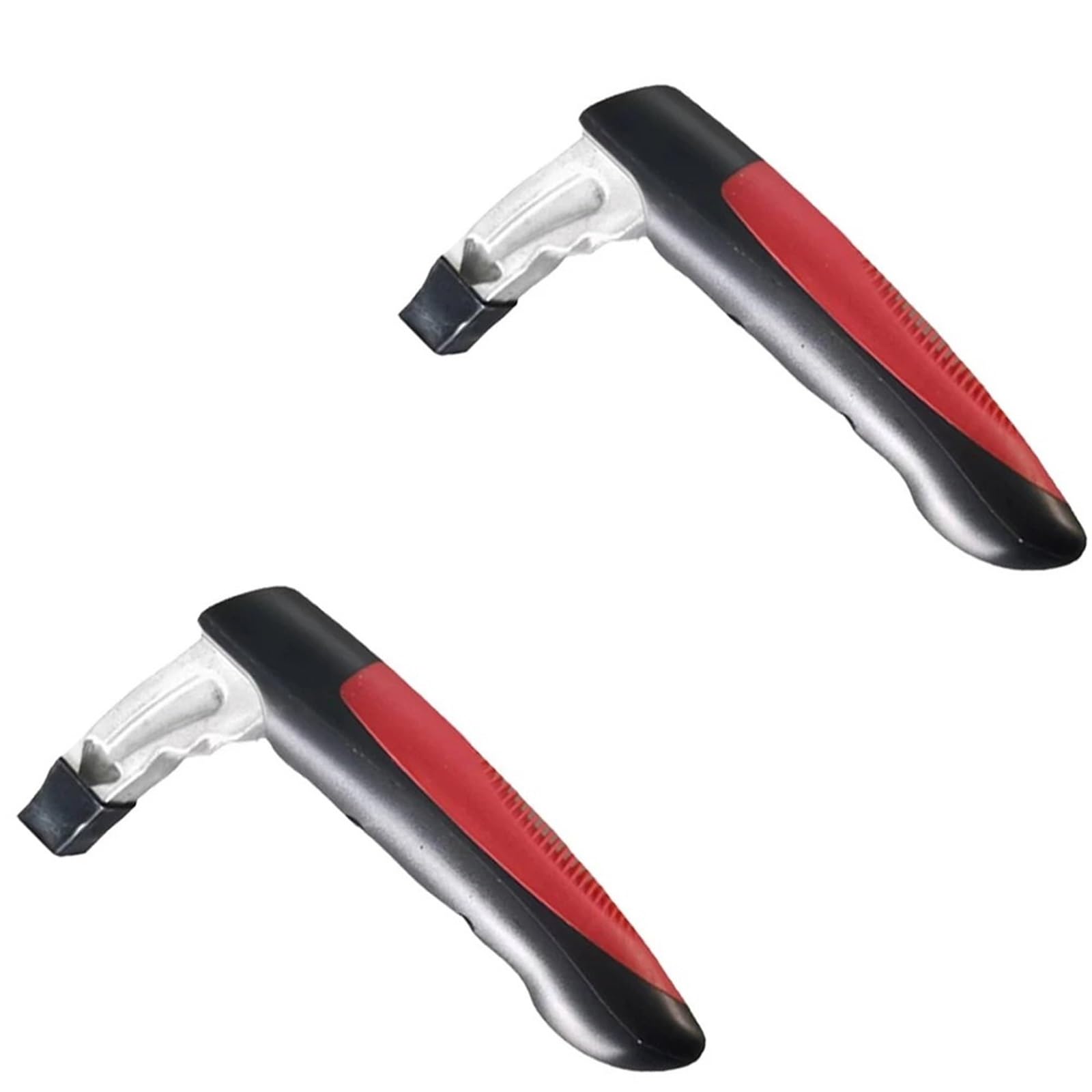 Kjfghdh 2Pcs Red 1/2Pcs Door Handle Armrest Elderly Car Assist Non-Slip Support Bar Aid Auto Grab Cane Car Door Handle(2Pcs Red)