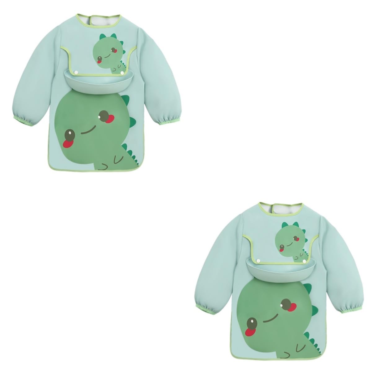 ifundom 2 Pezzi Bavaglino Grembiule Per Pittura Grembiule Per Mangiare Grembiuli Per Bambini Cartone Animato Infantile Per Mangiare Vestiti Per e