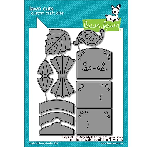 Lawn Fawn Winzige Geschenkbox Anglerfish Stanzschablonen