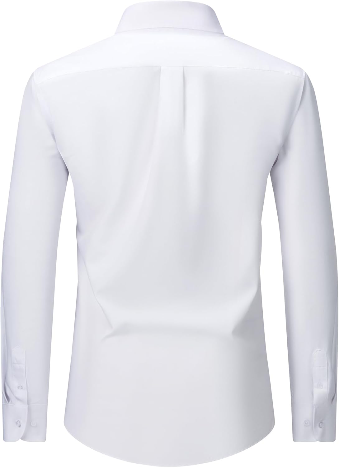 Men's Oxford Long Sleeve Shirts Button Down Collar Shirt Business Casual Dress Shirts with Pocket - Image 5