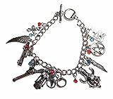 New Horizons Production Supernatural Sam & Dean Inspired Assorted Metal Charms Bracelet W/Gift Bag