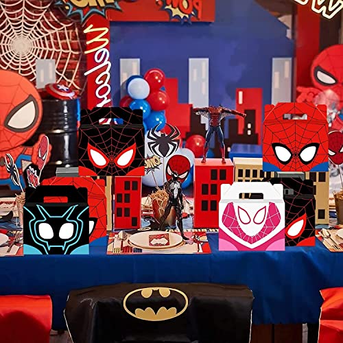 24 Pack Spider Party Favor Boxes,Spidey Friends Party Favor Supplies Boxes,Spidey Birthday Party Goodie Bags,Spider Birthday Party Goodie Bags For Spidey And Superhero Themed Party Supplies #TOP6