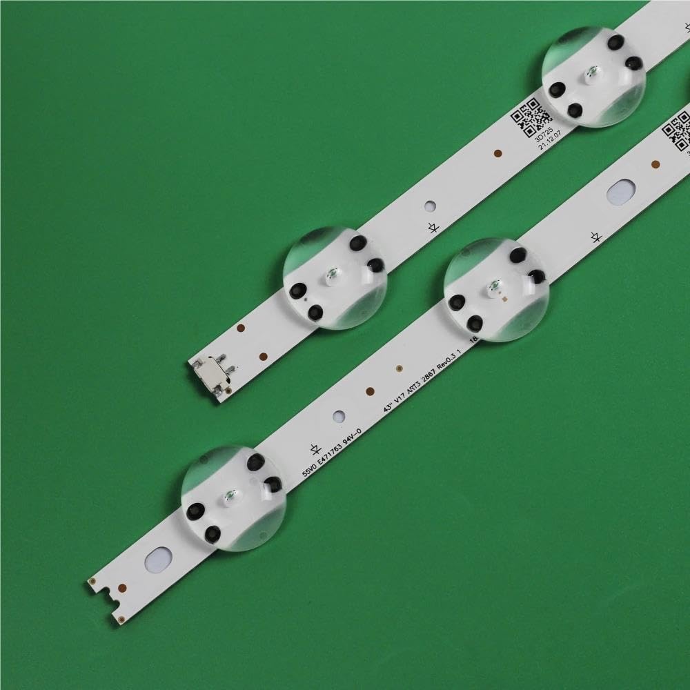 Tira de LED 43 V17 ART3 2867 Compatible con TV de 43 "43UJ6525 43UJ6565 43UJ6519 43UJ6510 43UJ6680 43UJ6500 6916L-2867A 2867B LC430DQE(FLM1)