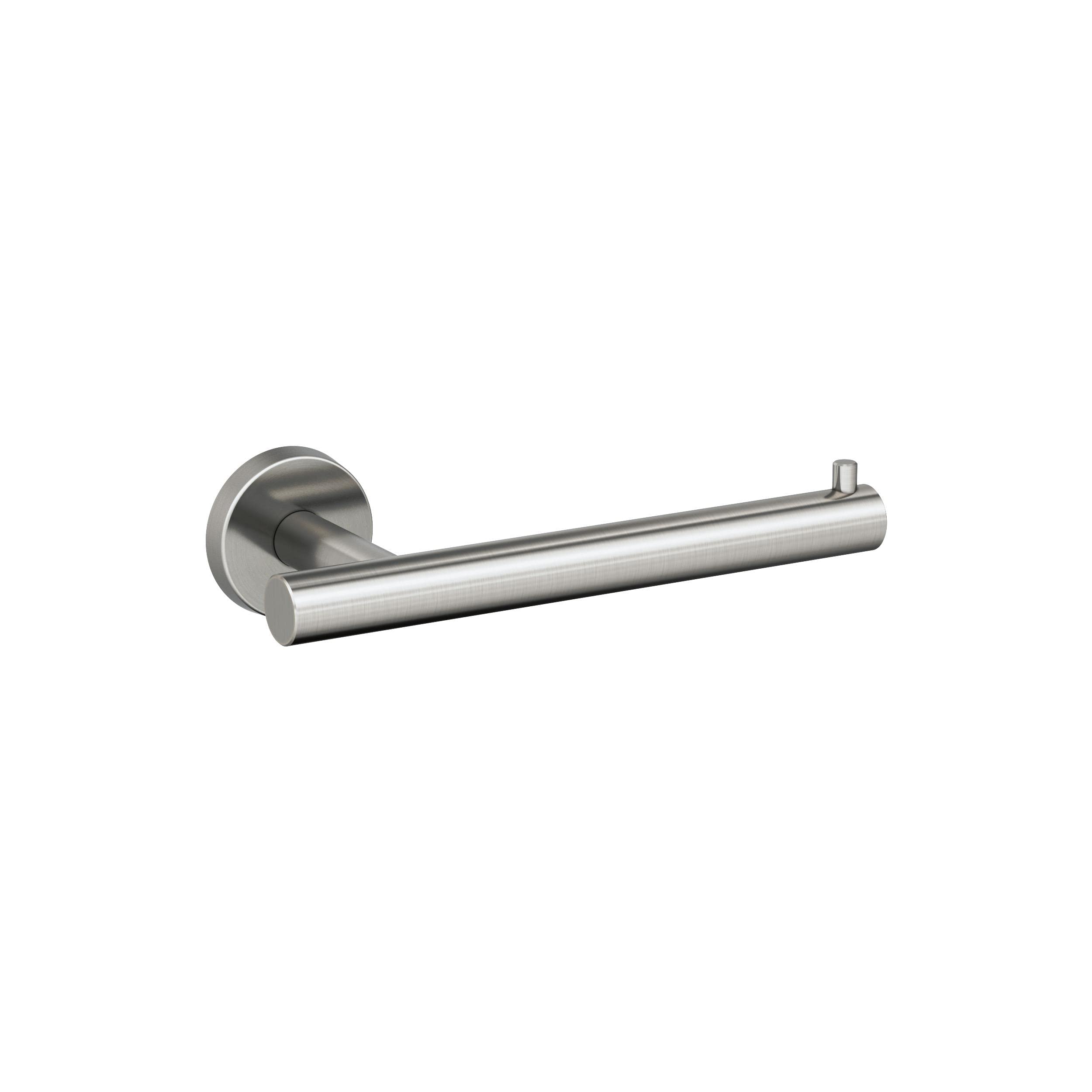 Amerock Arrondi 7-1/4" Stainless Steel Single Post Toilet Paper Holder