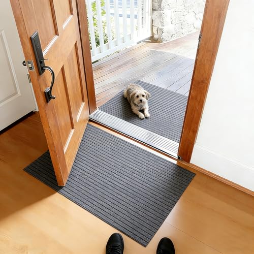Tapis entrée intérieur absorbant et antidérapant lavable - 2