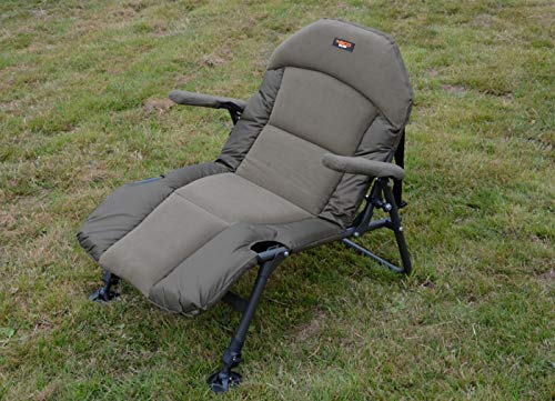 Chaise professionnelle pour pêche à la carpe pliable pour camping - 3