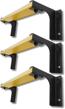 ISOP Certified 3-Rung Window Well Ladder - 1.5 Inches Wide Rung - 4 Inches from Wall - 12.2 Inches Long - 1.5 mm Thick Iron - Wall-Mounted - Weather-Proof - Fireproof Sturdy Home Step ladders
