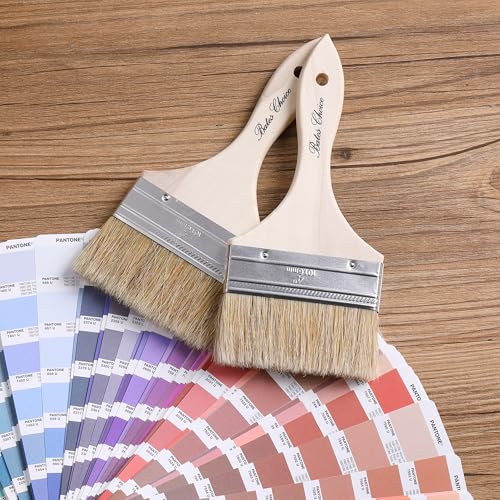 Bates- Chip Paint Brushes, 4 Inch, 6 Pack, Chip Brush, Brushes for Painting, Paint Brushes, Stain Brushes for Wood, Natural Bristle Paint Brush, 4 Inch Paint Brush, Chip Paint Brushes for Paint by Bates Choice - Image 8